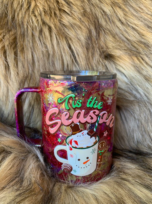 Christmas themed coffee mug